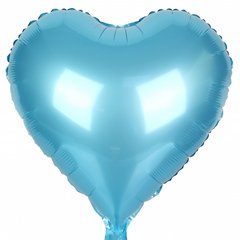 Фольгована куля "Серце блакитне", 45 см (18 дюймів)