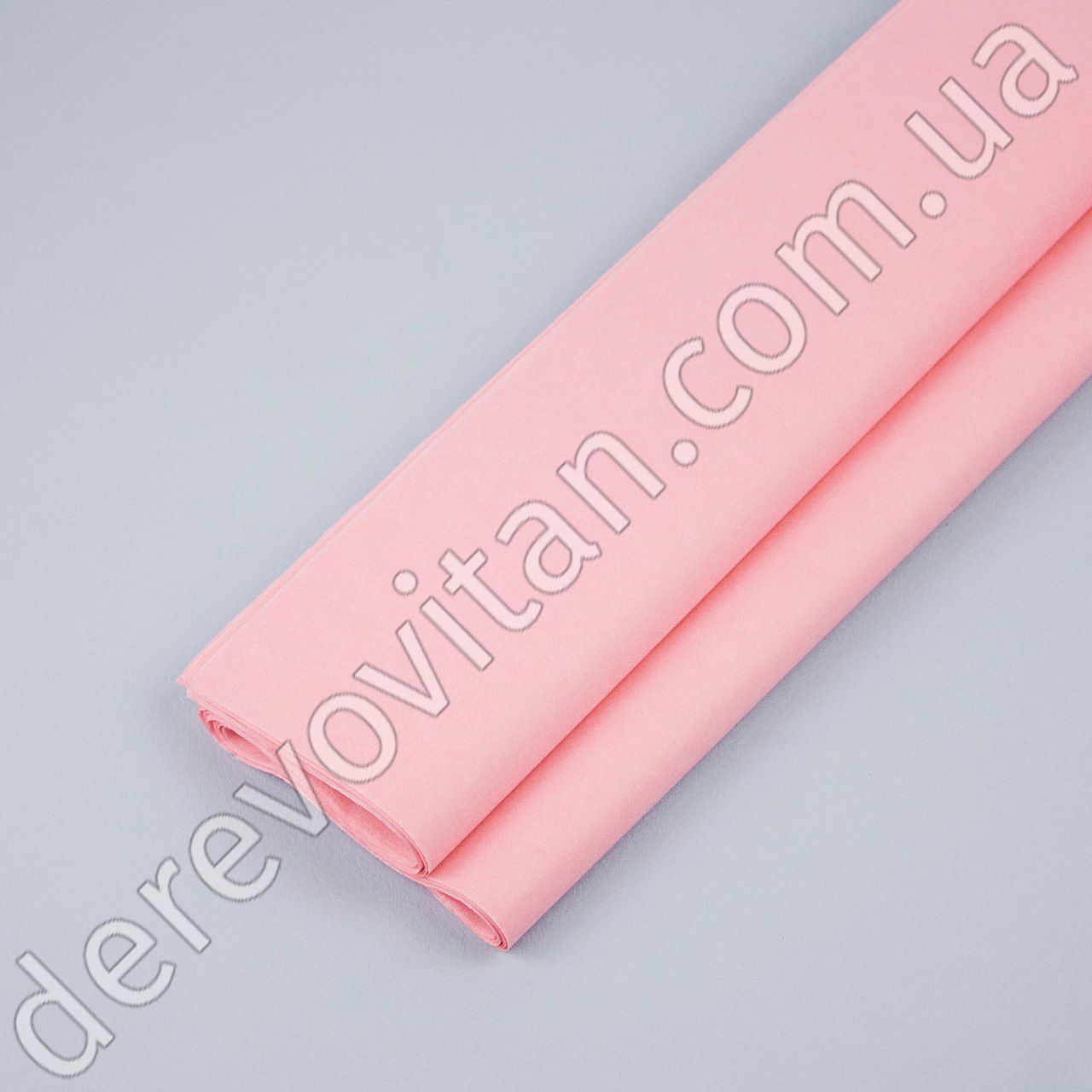 Бумага тишью светло-розовая, 45 листов, 50×75 см