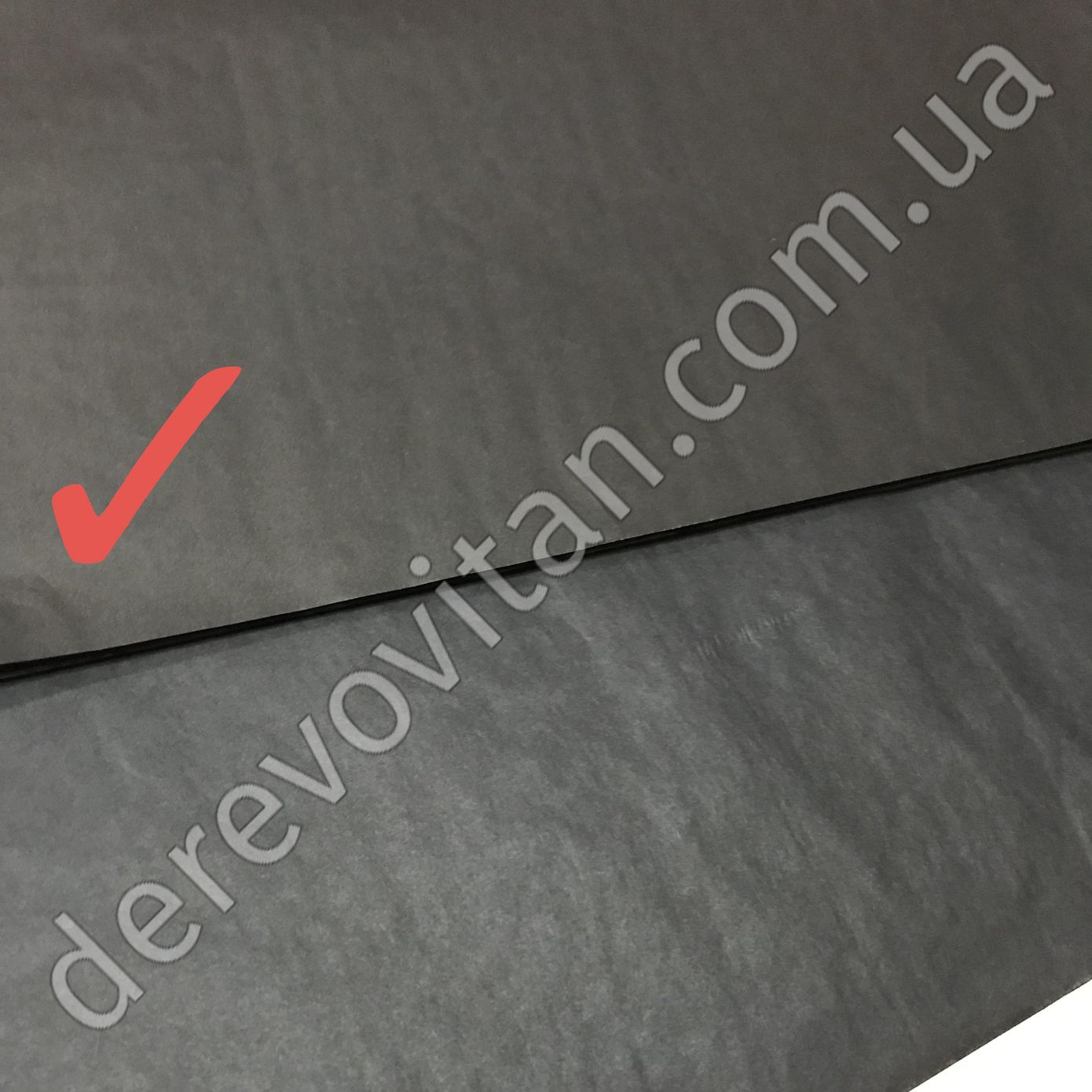 Бумага тишью черная, 50×75 см, 45 листов