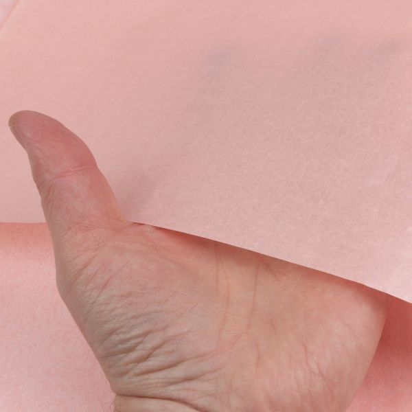 Водостійкий папір тішью, персиковий, 50×70 см, 20 аркушів