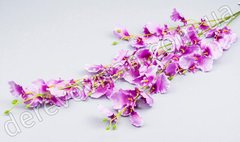 Ветка орхидеи декоративная, сиреневая, 1 м