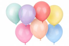 Воздушные шары "Макарон" латексные, 25 см 10", 98-100 шт. ассорти