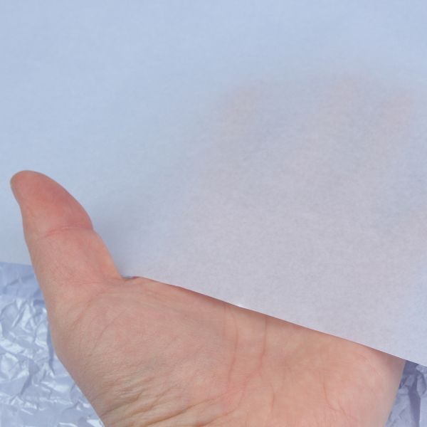 Водостійкий папір тішью, світло-блакитний, 50×70 см, 20 аркушів