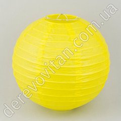 Бумажный подвесной фонарик, лимонный/желтый, 40 см