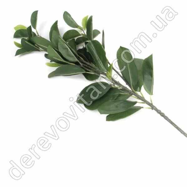 Ветка с листьями рускуса искусственная, 60 см