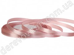 Лента атласная розовая пудровая 146, 0.7 см×23 м