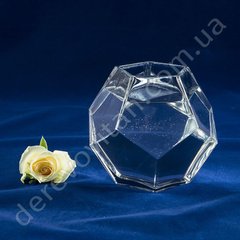 Ваза-куб из стекла, 15 см
