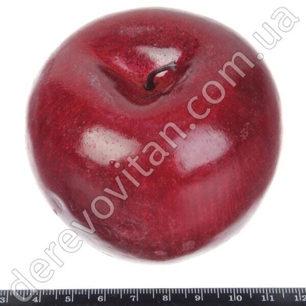 Декоративные яблоки, бордовые, 7 см, 5 шт.