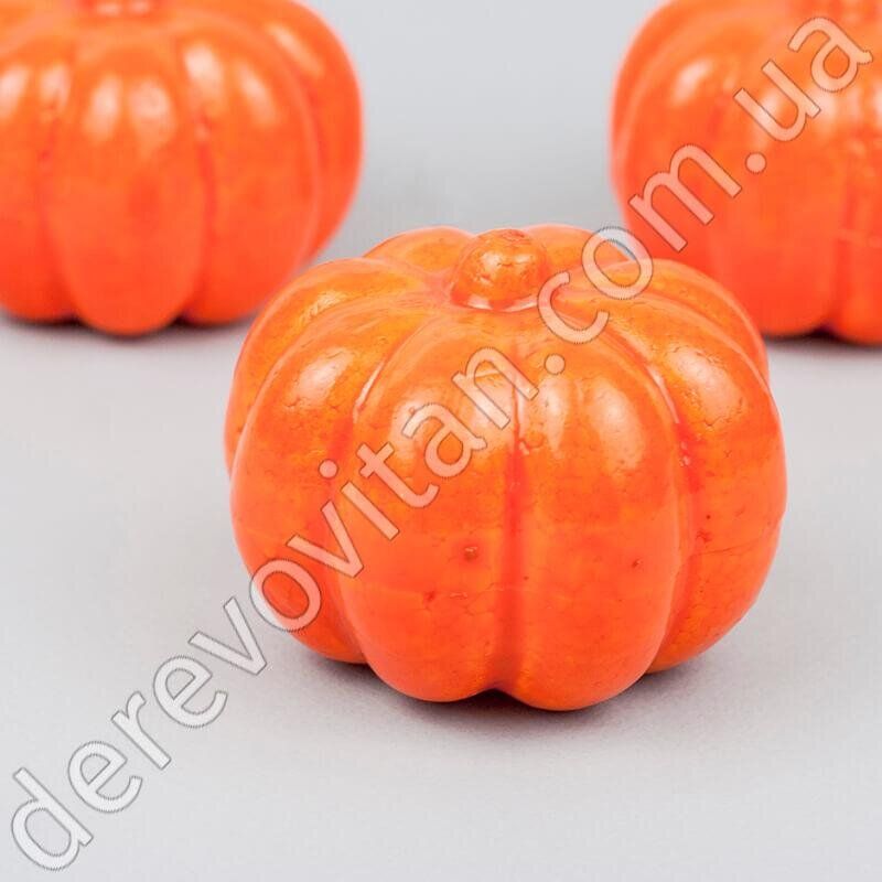 Гарбузи декоративні оранжеві, 8 см, 2 шт.