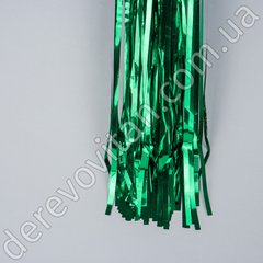 Шторка-бахрома для фотозоны из фольги, зеленая блестящая, 100×200 см