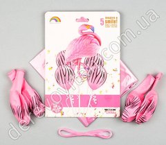 Набор воздушных шаров "Фламинго", малиновый, 1 м
