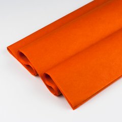 Папір тішью, оранжевий (морквяний), 50×75 см, 100 аркушів