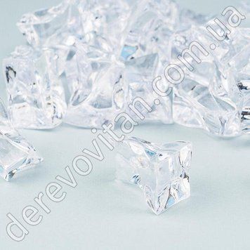 Лед колотый декоративный, акрил, 400 г, 23 шт. ~3.2-4 см