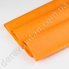 Бумага тишью, светло-оранжевая, 50×75 см, 50 листов
