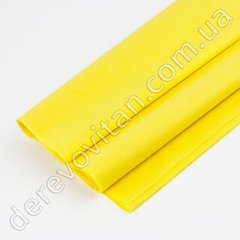 Бумага тишью лимонная, 50×75 см, 45 листов/упаковка