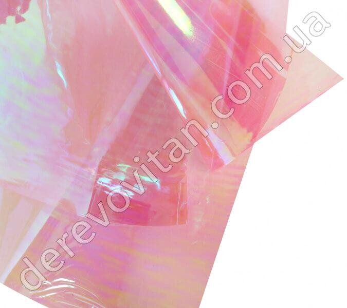 Бумага пленка "Хамелеон" упаковочная, розовая, 20 листов 50×70 см