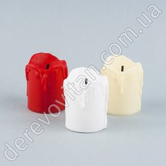 Набор Led-свечей декоративных, три цвета, 12 шт. 4×5 см