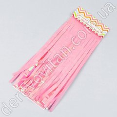 Кисточки тассел для гирлянды, розовые и перламутровые, 30 см, 5 шт.