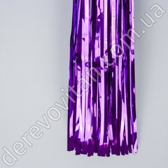 Шторка-бахрома для фото-зоны из фольги, фиолетовая блестящая, 100×200 см