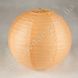 Бумажный подвесной фонарик, персиковый, 35 см