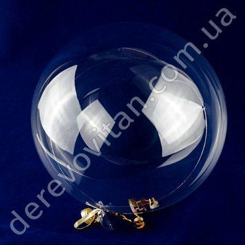 Шары прозрачные "Bubble", 45 см, 3 шт.