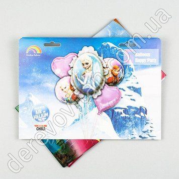 Набор воздушных/гелиевых шаров "Frozen/Холодное сердце", 5 шт.