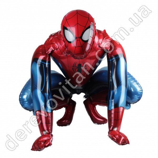 Воздушный/гелиевый шар фигура "Spiderman Человек-паук", 90×100 см