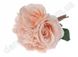 Букет искусственных роз, светло-розовый, 6 шт, высота 32 см