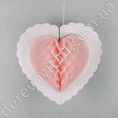 Бумажный декор "Сердце" двухсторонний, 29×30 см