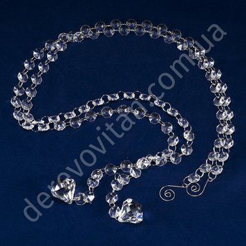 Гирлянды из кристаллов (акрил), "Камень" 1,10 м, 2 шт.