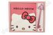 Набор блокнот и ручка "Hello Kitty" в коробке, 84 листа