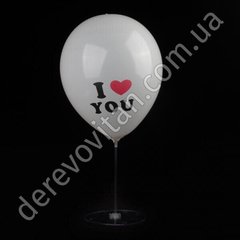 Шары воздушные со светодиодом "I ♥ you", 28 см×5 шт.