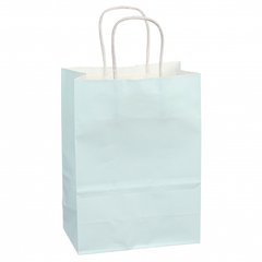 Пакети крафт світло-блакитні, 42×31×12 см, 12 шт.