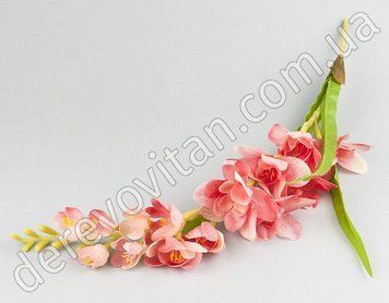 Фрезія декоративна з латекса, рожева, 9.5&times;47 см