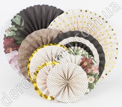 Гармошки подвесные бумажные, набор "Фламенко", 8 штук