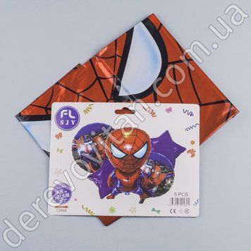 Набір повітряних куль м/ф "Spiderman", 5 шт.