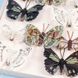 Метелики з тканини на прищіпці, різнокольорові, 10 шт.