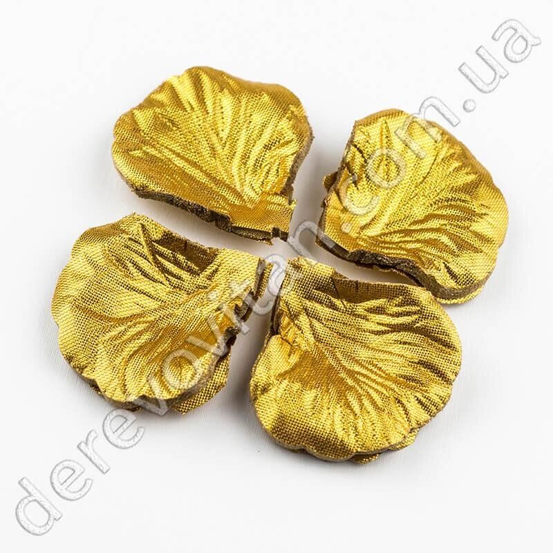 Пелюстки троянд декоративні, золото, 140 шт.
