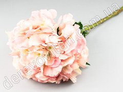 Декоративная ветка гортензии, светло-розовая, 23×53 см