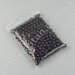 Искусственный жемчуг, черный, 1.2 см, 250 г упаковка