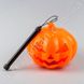 Led-декор "Злая тыква" на Хэллоуин смеющаяся, пластик глянцевый, 12.5×15 см