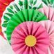 Набор бумажных вееров "Floral&Flamingo", 8 штук