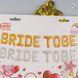 Повітряні кулі напис для дівич-вечора "BRIDE TO BE", золото, 40 см