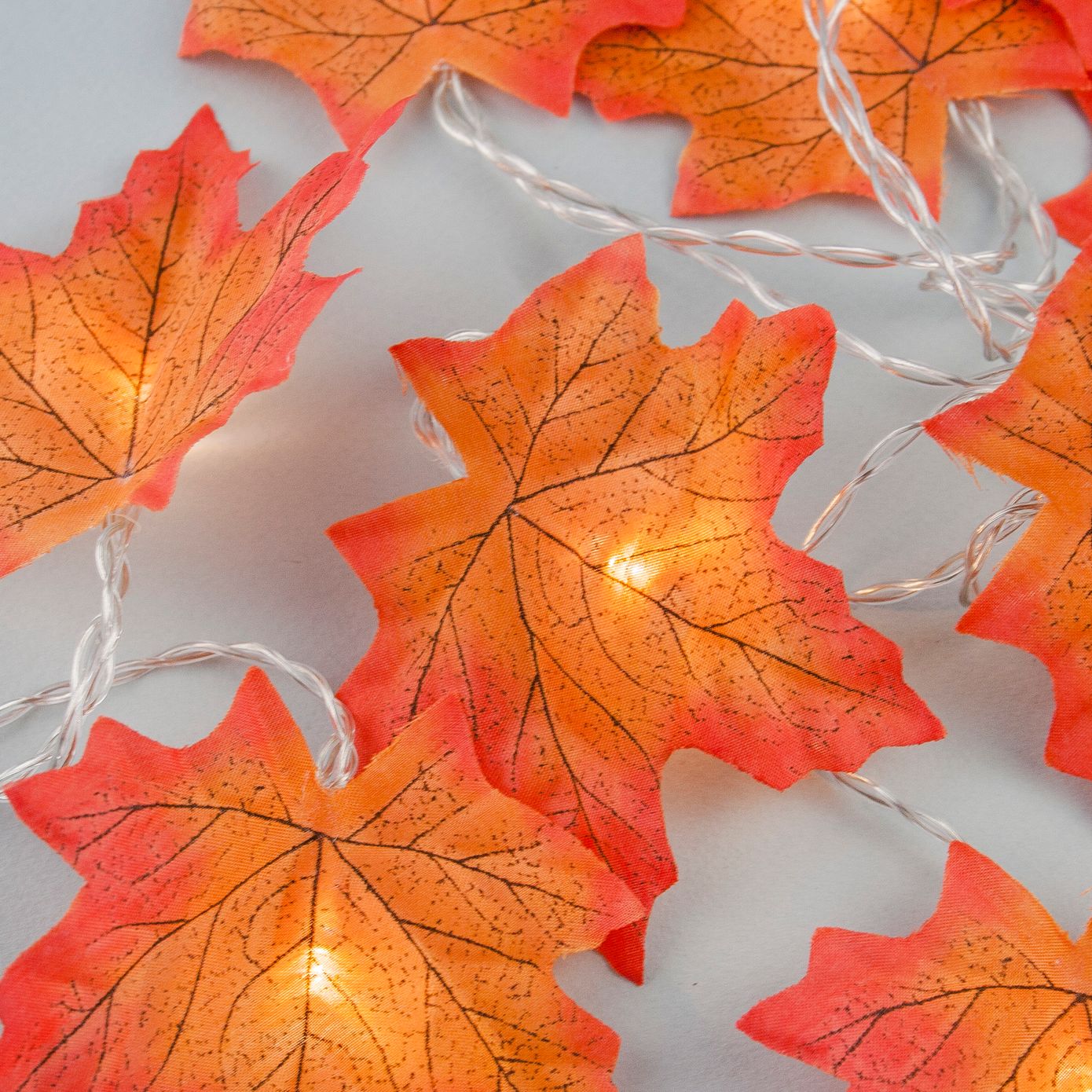 Led-гирлянда из декоративных листьев "Осень", 1.10 м
