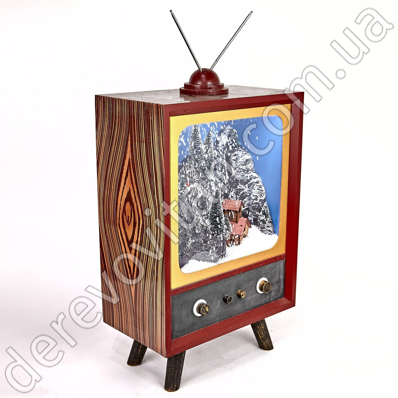 Новогодний музыкальный декор "Телевизор", 40×60 см