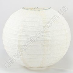 Подвесной фонарик из ткани с глиттером, кремовый, 25 см