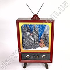 Новорічний музичний декор "Телевізор", 40×60 см
