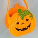 Кашпо/сумочка из фетра "Тыковка"на Хэллоуин, 15×16 см×7 см