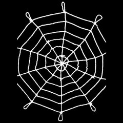 Велика павутина на декору на Хелловін, білий велюр, 5 м