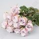 Букет искусственных роз, сиреневый, 12 шт, 43 см